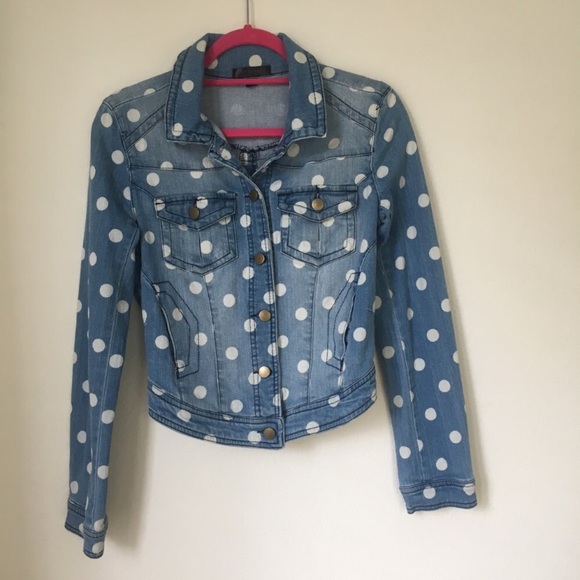 Fire Los Angeles Size Small Denim Jean Crop Jacket - Picture 5 of 8